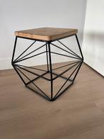 Mango houten bijzettafel, Huis en Inrichting, Tafels | Bijzettafels, Minder dan 55 cm, Vierkant, Zo goed als nieuw, Hout