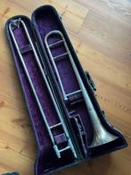 Elkhorn USA Trombone, Muziek en Instrumenten, Blaasinstrumenten | Trombones, Ophalen of Verzenden, Gebruikt, Overige typen, Met koffer