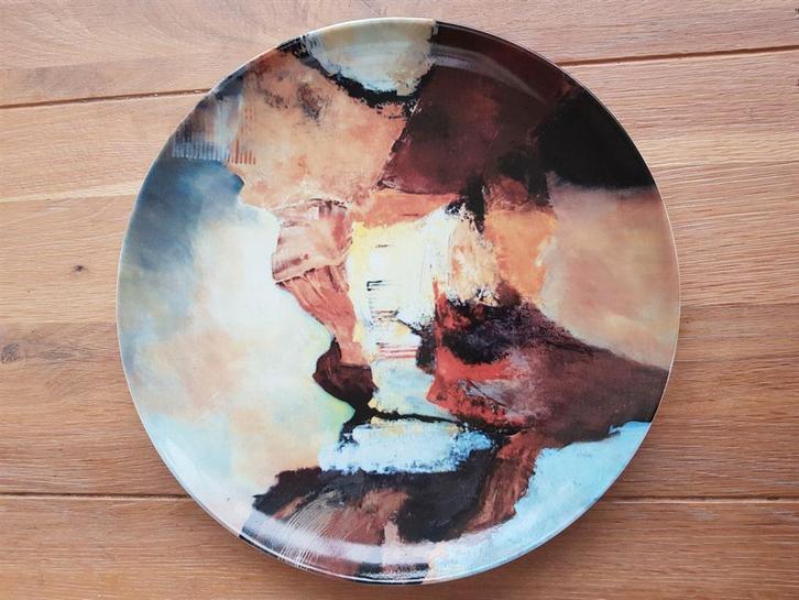 Ellen de Jongh, groot bord 31 cm, Schoonhoven Keramiek, Antiek en Kunst, Antiek | Schalen, Ophalen of Verzenden
