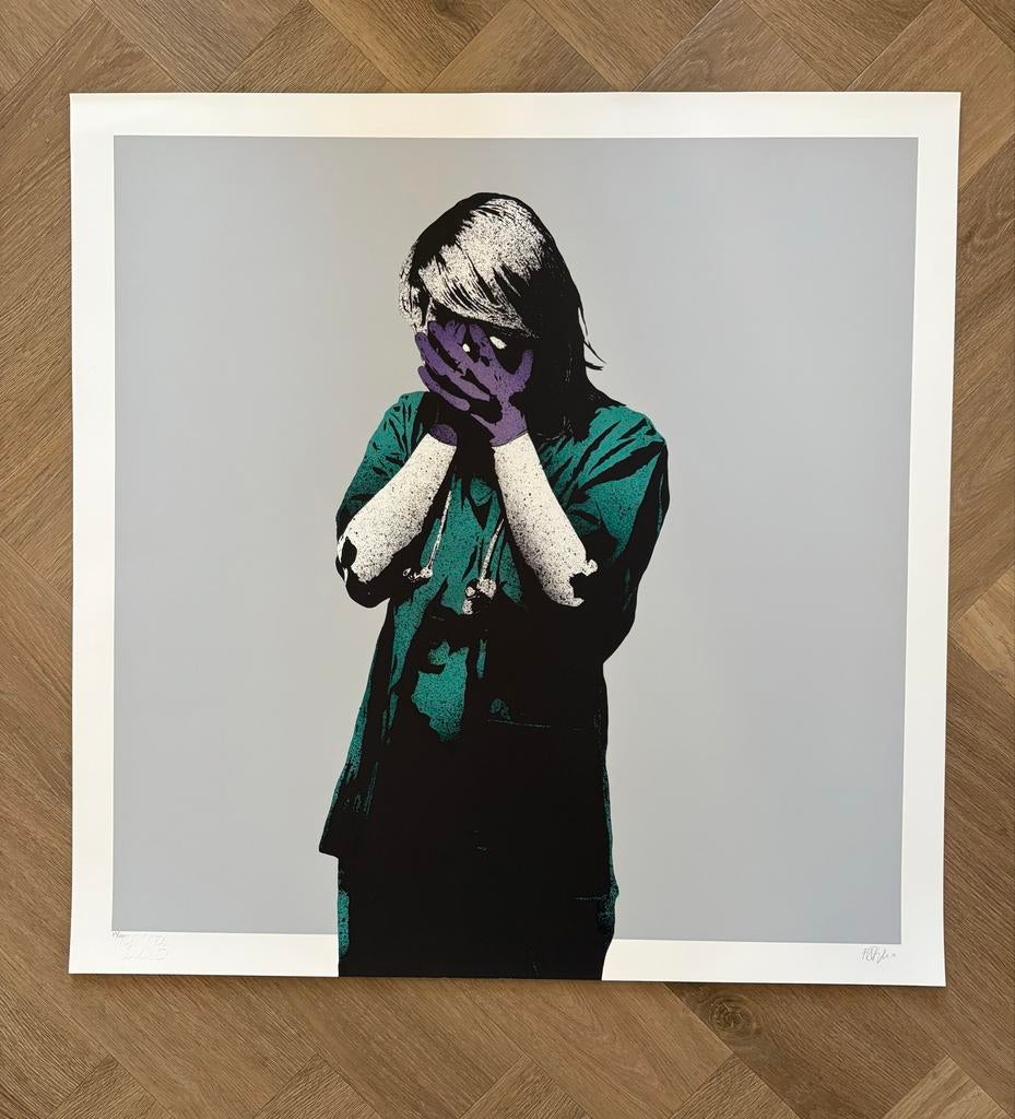 FAKE - Code Black Zeefdruk, Antiek en Kunst, Kunst | Litho's en Zeefdrukken, Ophalen of Verzenden