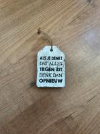 Tekst, Ophalen of Verzenden, Zo goed als nieuw