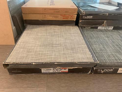 PVC Vloertegels Lichtgrijs/Bruin 7m2 + restjes, Doe-het-zelf en Verbouw, Tegels, Zo goed als nieuw, Vloertegels, Overige materialen