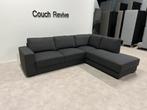 GRATIS LEVERING Z.G.A.N antraciet hoekbank 265x210 Gereinigd, Huis en Inrichting, Ophalen of Verzenden, Zo goed als nieuw, Vierpersoons of meer
