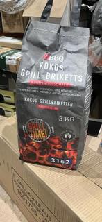 4x 3kg kokos grillbriketten in 1 doos, Ophalen, Nieuw