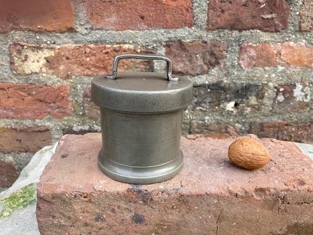 antiek tinnen boterpot Delft, tin, mooie !!, Antiek en Kunst, Antiek | Tin, Ophalen of Verzenden