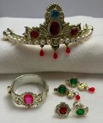 Goudkleurige Sieradenset voor Prinsessen, Ophalen of Verzenden, Nieuw, Goud, Overige typen