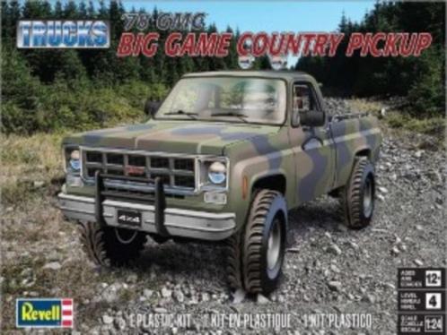 Bouwdoos 1978 GMC Big Game Country pickup Revell, Hobby en Vrije tijd, Modelbouw | Auto's en Voertuigen, Nieuw, Auto, Groter dan 1:32