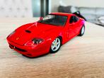 Rode Ferrari 550 Maranello Modelauto, Ophalen of Verzenden, Zo goed als nieuw, Auto, Overige merken