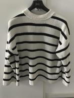 wit-zwart gestreepte trui, M, Ophalen of Verzenden, Gedragen, Maat 38/40 (M), Wit