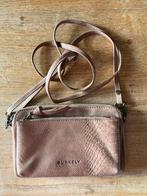 Burkely leren minibag schoudertasje, Ophalen of Verzenden, Gebruikt, Bruin, Schoudertasje