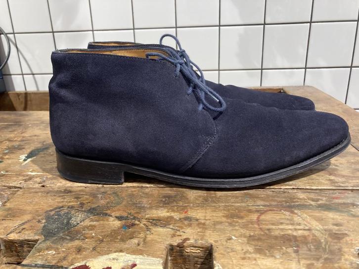 Ambiorix mtm blauw suède veter boots 43,5, Kleding | Heren, Schoenen, Zo goed als nieuw, Boots, Blauw, Ophalen of Verzenden