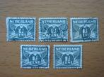 Vliegende duif NVPH 172 5x   Gestempeld, Postzegels en Munten, Postzegels | Nederland, Ophalen of Verzenden, T/m 1940, Gestempeld
