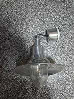 Industriële Hanglamp, Huis en Inrichting, Lampen | Wandlampen, Ophalen, Gebruikt, Glas, Industrieel
