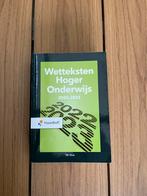 Wettenbundel 2022-2023, Ophalen of Verzenden, Zo goed als nieuw