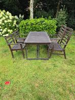 Tuinset met 4 stoelen, Ophalen, Gebruikt