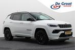 Jeep Compass 4xe 240 Plug-in Hybrid Electric S Leer, Virtual, Auto's, Jeep, Automaat, Zwart, 4 cilinders, Wit