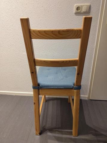 Ivar Ikea eettafelstoel hout - afbeelding 4