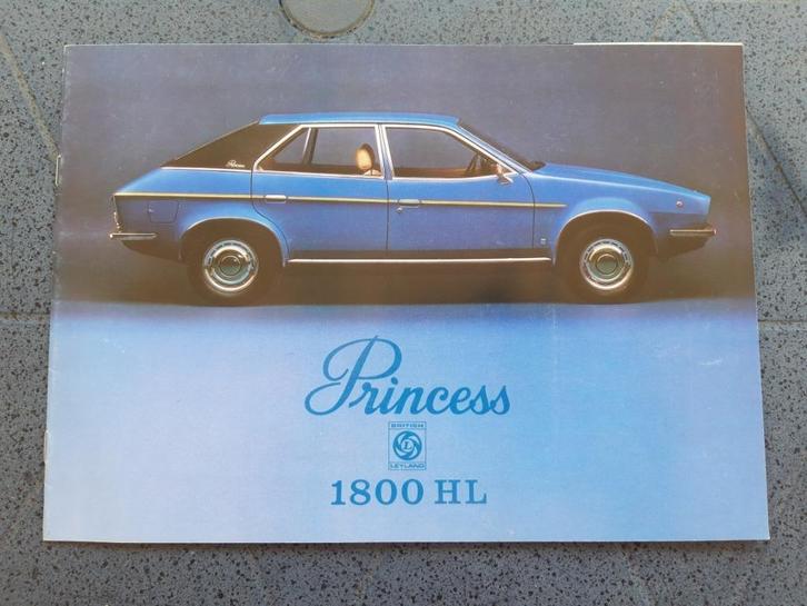 folder Princess 1800 HL 1977, Boeken, Auto's | Folders en Tijdschriften, Zo goed als nieuw, Overige merken, Ophalen of Verzenden