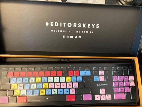 EditorsKeys FInal Cut Keyboard NIEUW!, Computers en Software, Toetsenborden, Nieuw, Overige indelingen, Bedraad, Multimediatoetsen