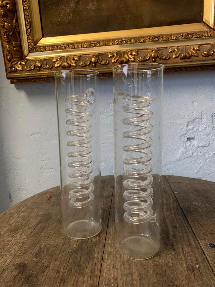 IKEA PS 2002 spiraalvazen Ehlen Johansson, Huis en Inrichting, Woonaccessoires | Vazen, Zo goed als nieuw, Overige kleuren, Minder dan 50 cm