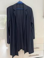 Blauw colbert plusbasics travelstof maat 48, Kleding | Dames, Grote Maten, Ophalen of Verzenden, Zo goed als nieuw, Zwart, Jasje of Colbert