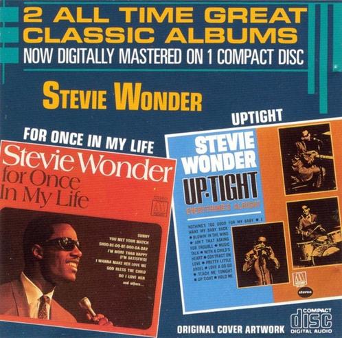 STEVIE WONDER CD FOR ONCE IN MY LIFE + UPTIGHT, Cd's en Dvd's, Cd's | Pop, Ophalen of Verzenden