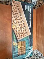 Energenie bamboe USB toetsenbord, Ophalen, Qwerty, Nieuw, Bedraad