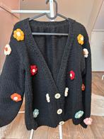 Handgebreid Vest🌼, Kleding | Dames, Zwart, Maat 42/44 (L), Nieuw, Ophalen of Verzenden