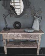 ~Stoer Sober Landelijk Houten Sidetable/Wandtafel~, Ophalen of Verzenden, Nieuw