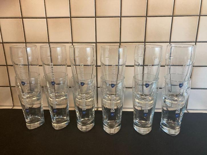 zgan 12 bierglazen / bierglas Bavaria, Verzamelen, Glas en Borrelglaasjes, Zo goed als nieuw, Bierglas, Ophalen of Verzenden