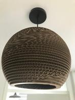 Kartonnen hanglamp scraplight handwerk karton 18 cm, Huis en Inrichting, Lampen | Hanglampen, Overige materialen, Verburgt Vintage