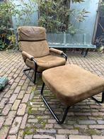 2x Gelderland Jan de Bouvrie Meneer Obermann 601 fauteuils, Ophalen, Gebruikt, 75 tot 100 cm, Dutch Design Retro Vintage Classic Icon Loungen