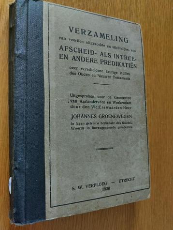 Nr. 1108 Johannes Groenewegen, Verz. veertien predikatiën beschikbaar voor biedingen