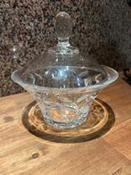 Kristallen Bonbonschaal met Deksel, Antiek en Kunst, Antiek | Glas en Kristal, Ophalen of Verzenden