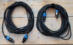 2 stuks 10 meter speakon kabels zo goed als nieuw!, Ophalen of Verzenden, Zo goed als nieuw, Speaker of Versterker