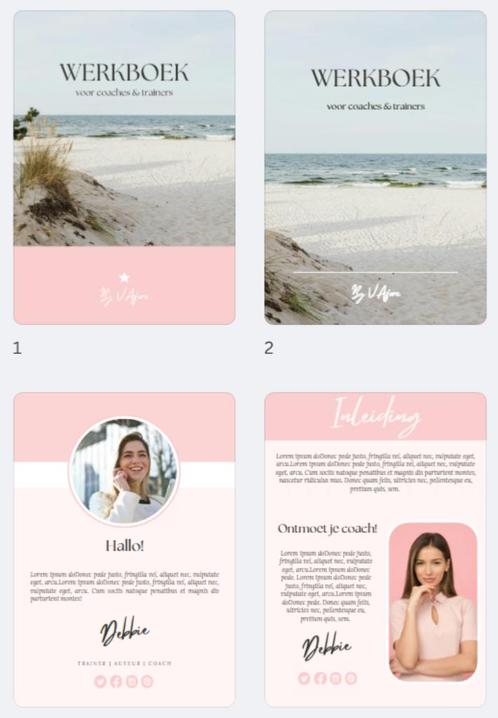 Canva template voor e-book / werkboek / reader / handleiding, Boeken, E-books, Overige onderwerpen, Verzenden