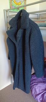 teddy jas (blauw), Kleding | Dames, Jassen | Winter, Ophalen of Verzenden, Zo goed als nieuw, Maat 46/48 (XL) of groter, Zwart