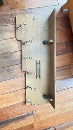 Antieke Houten Kapstok met Hoedenplank, Gebruikt, Minder dan 100 cm, Hout, Ophalen