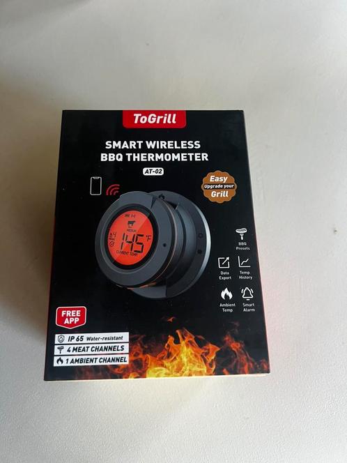 BBQ smart wireles thermometer, Huis en Inrichting, Woonaccessoires | Thermometers, Nieuw, Binnenthermometer, Ophalen of Verzenden