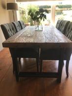 Eettafel, Huis en Inrichting, Tafels | Eettafels, Ophalen, Teakhout, 200 cm of meer, 50 tot 100 cm