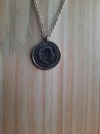 Juliana Gulden 1980 aan 60cm lange ketting, Ophalen of Verzenden, Zo goed als nieuw, Goud, Overige materialen
