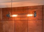 Industriële vintage Hang,Wand of plafond Lamp VEB Leuchenbau, Ophalen, Gebruikt, Glas, Minder dan 50 cm