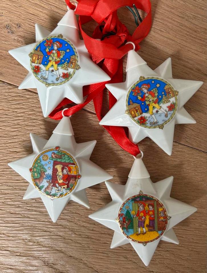 Hutschenreuther Kerstster porselein, Diversen, Kerst, Nieuw, Ophalen of Verzenden