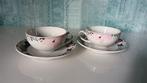 Kronester dual teacup set, Verzamelen, Verzenden, Zo goed als nieuw, Porselein, Kop en/of schotel