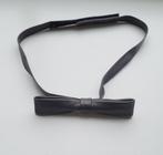 VLINDERSTRIKJE LEER, Effen, Onbekend, Ophalen of Verzenden, Grijs