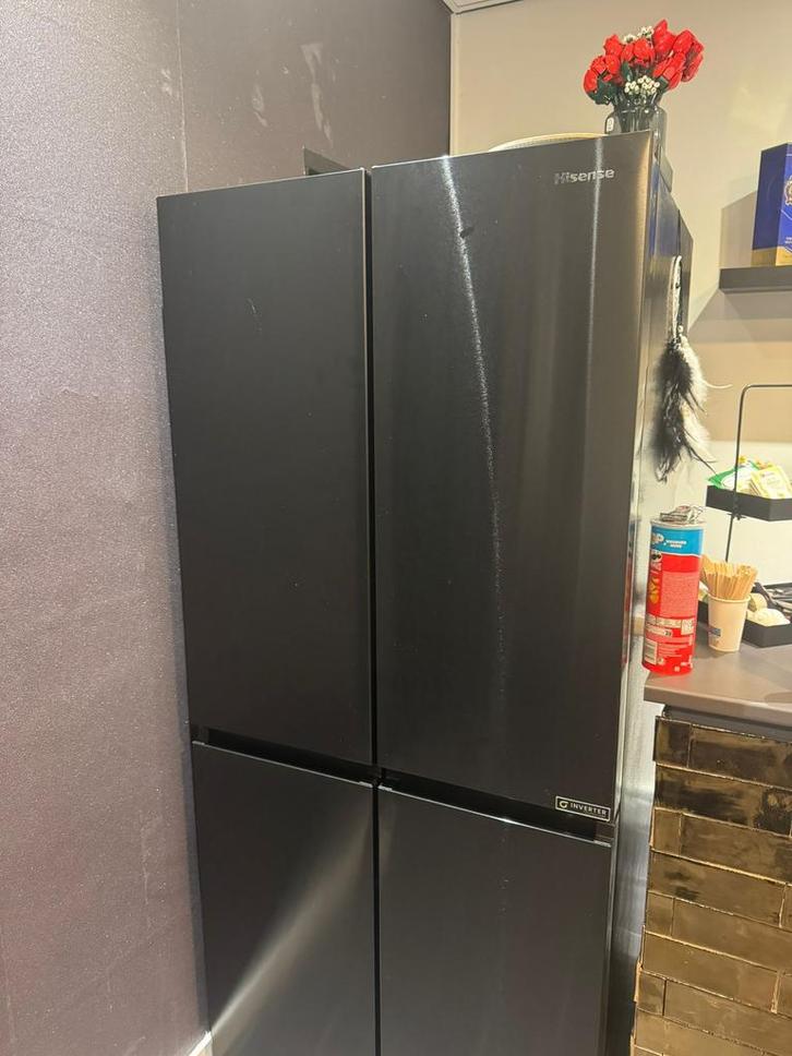 Amerikaanse koelkast, Witgoed en Apparatuur, Koelkasten en IJskasten, Zo goed als nieuw, Met aparte vriezer, 200 liter of meer