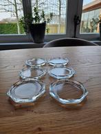 Michael Kazan style Hexagon kristal onderzetters, Ophalen of Verzenden, Gebruikt, Glas of Kopje
