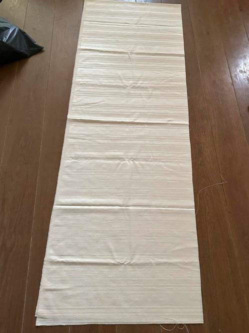 Reststukken ecru gordijnstof, Hobby en Vrije tijd, Stoffen en Lappen, Nieuw, 30 tot 200 cm, Wit, Ophalen of Verzenden