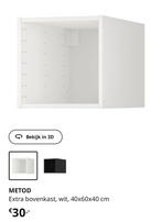 Keukenkast met Exceptionell keukenlade Ikea B40 D60, Ophalen, Wit, Nieuw, 50 tot 100 cm