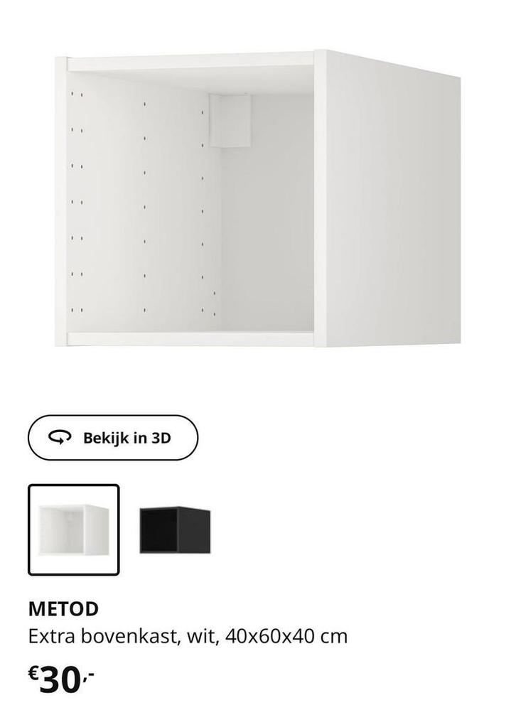 Keukenkast met Exceptionell keukenlade Ikea B40 D60, Huis en Inrichting, Keuken | Keukenelementen, Nieuw, Minder dan 100 cm, 50 tot 100 cm